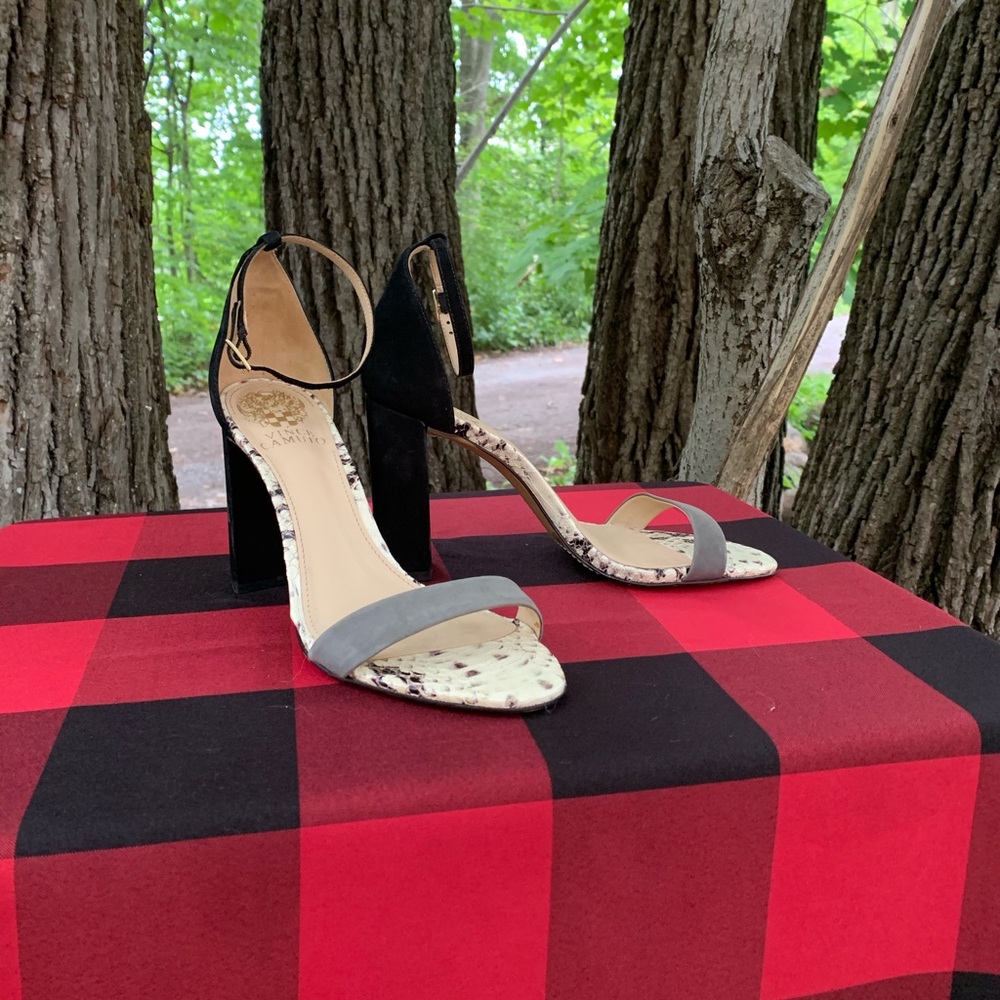 Vince Camuto Ankle Strap High Heel Sandal